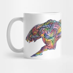 Tiger and bird Mug